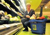 Der Genslide im Einsatz bei Edeka ist der ideale Einkaufskorb nicht nur für den kleinen Einkauf - in vielen Farben und für viele Einsätze. 